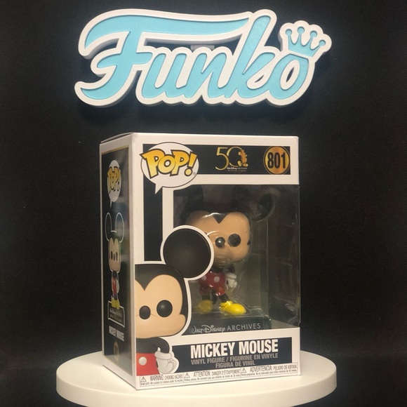 Mickey Mouse- 801 (50th Edition)- Disney- Mint Condition- Funko - Picture 3 of 8